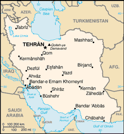 Map of Iran